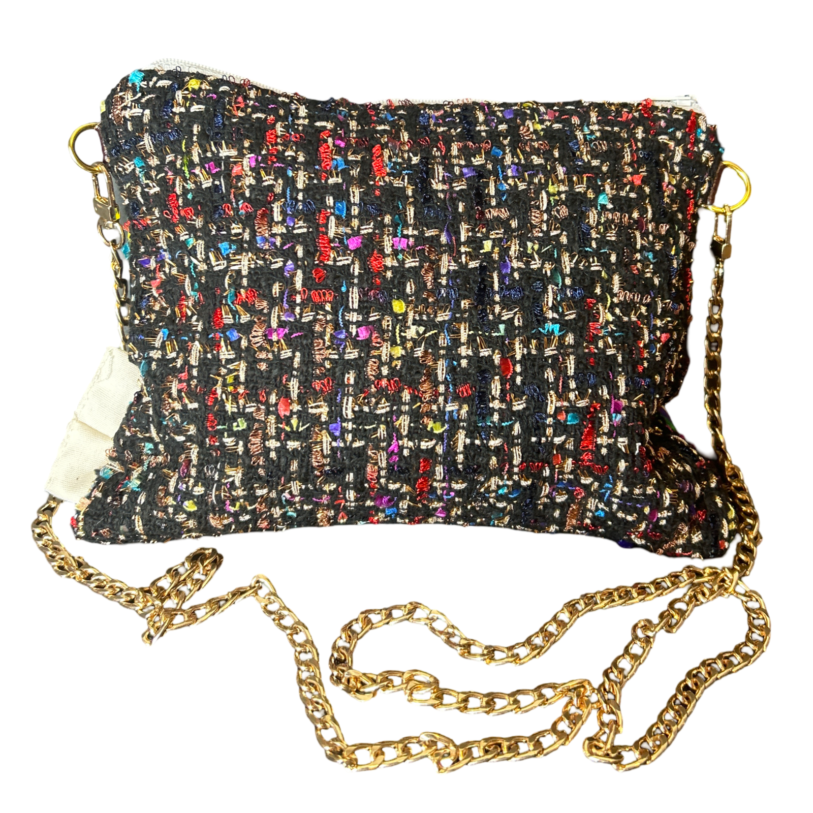 Sac bandoulière en soie vintage à monogramme LV Louis Vuitton