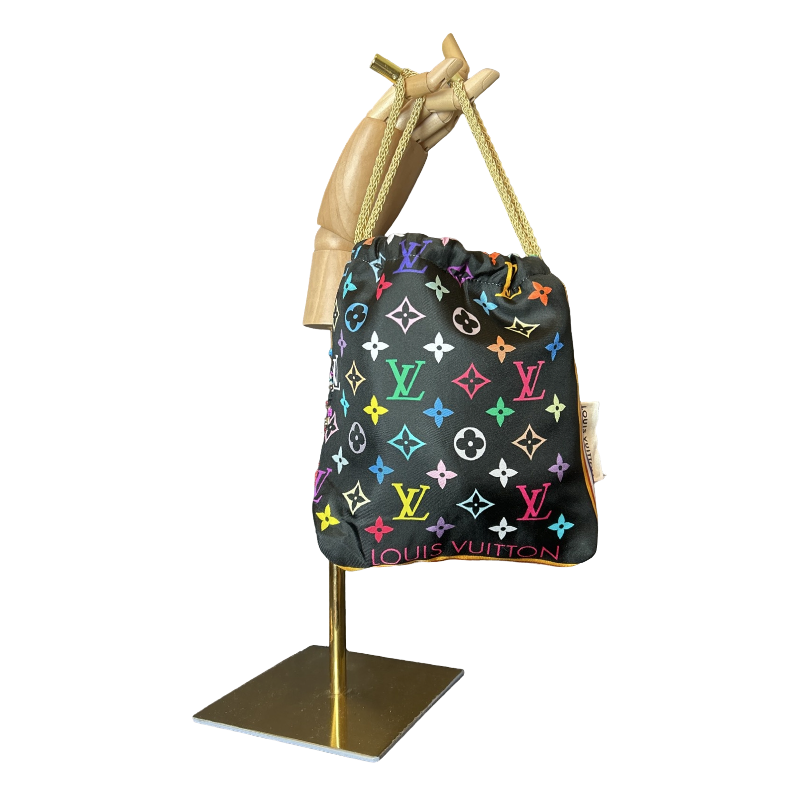 Sac bandoulière vintage écharpe Monogram Noir Louis Vuitton