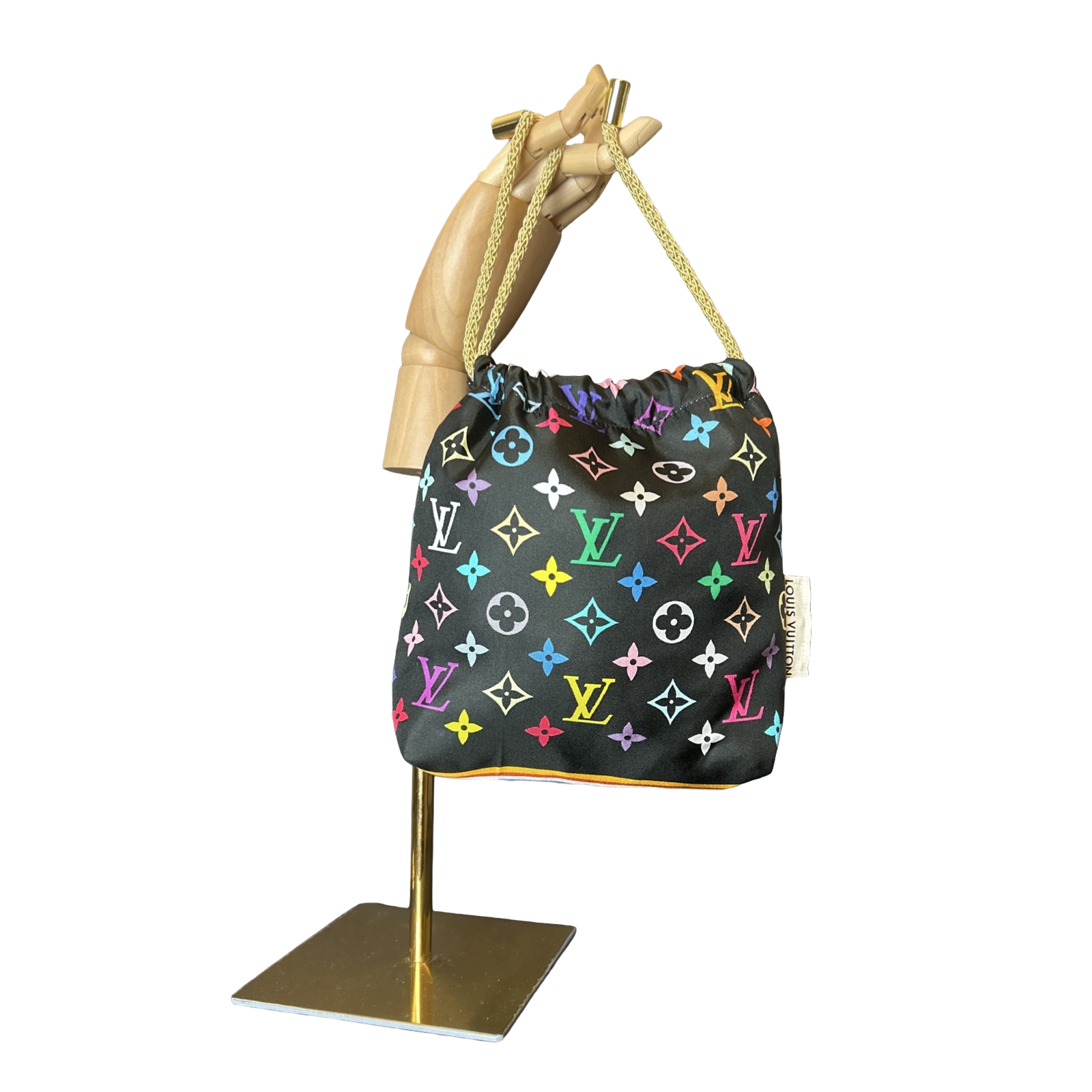 Sac bandoulière vintage écharpe Monogram Noir Louis Vuitton